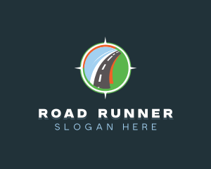 Road Highway Logistics logo design