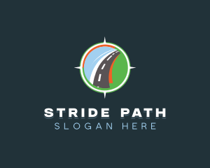 Road Highway Logistics logo design