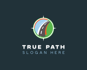 Road Highway Logistics logo design