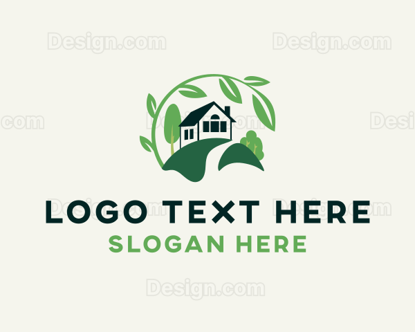 Garden House Landscaping Logo