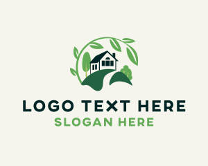 Garden House Landscaping Logo