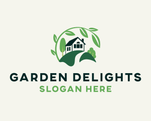 Garden House Landscaping logo design