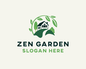 Garden House Landscaping logo design