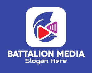 Media Player Application logo design