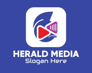 Media Player Application logo design