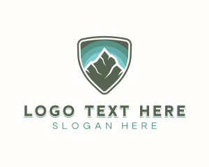 Mountain Peak Badge logo