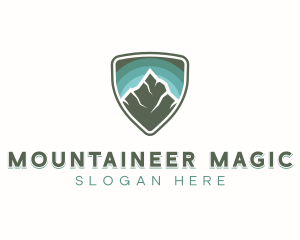 Mountain Peak Badge logo design