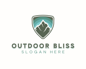 Mountain Peak Badge logo design