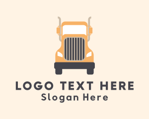 Transport Cargo Truck   logo