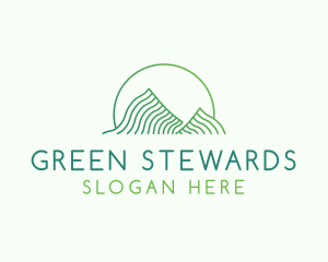 Green Mountain Curves logo design