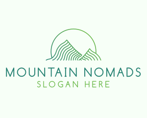 Green Mountain Curves logo design