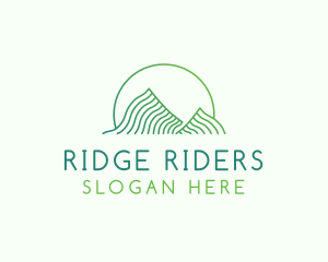 Green Mountain Curves logo design