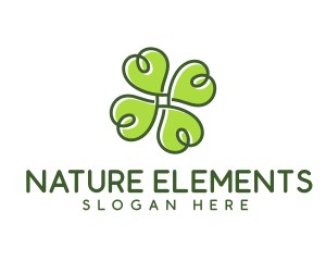 Natural Cloverleaf Spa logo design