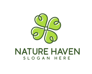 Natural Cloverleaf Spa logo design