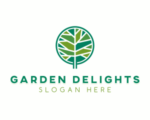 Tree Garden Farm logo design