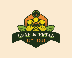 Vietnam Botanical Flower logo