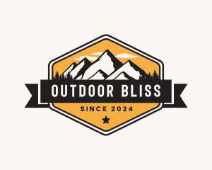 Outdoor Forest Mountain logo design