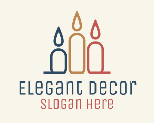 Multicolor Scented Candles logo design