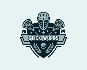 Lacrosse Varsity Team logo design