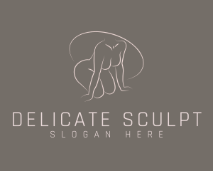 Erotic Seductive Woman logo design