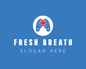 Lung Medical Healthcare logo design