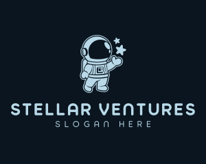 Astronaut Suit Spaceman logo design