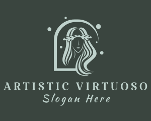 Nature Stylist Lady  logo design