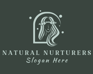 Nature Stylist Lady  logo design