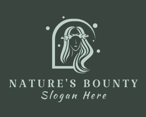 Nature Stylist Lady  logo design