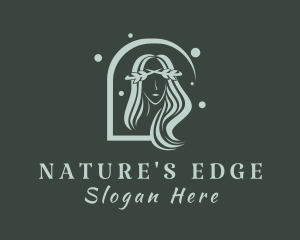 Nature Stylist Lady  logo design