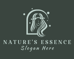 Nature Stylist Lady  logo design