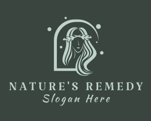 Nature Stylist Lady  logo design