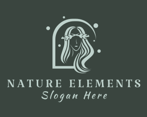 Nature Stylist Lady  logo design