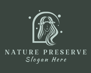 Nature Stylist Lady  logo design