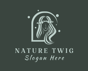 Nature Stylist Lady  logo design