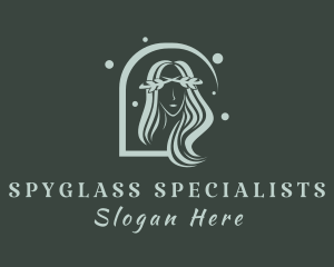 Nature Stylist Lady  logo design