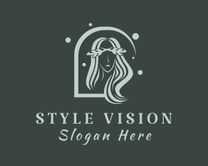 Nature Stylist Lady  logo design