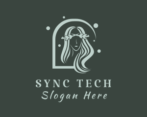 Nature Stylist Lady  logo design