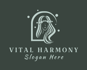 Nature Stylist Lady  logo design