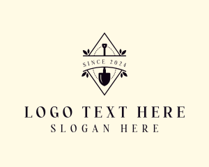 Landscaping Garden Shovel logo