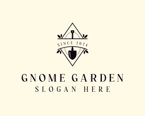 Landscaping Garden Shovel logo design