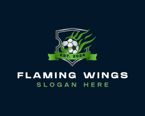 Soccer Ball Sports Team logo design