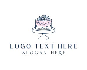 Wedding Cake Pastry Logo