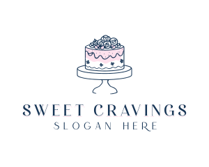 Wedding Cake Pastry logo design