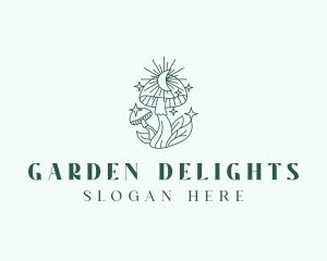 Holistic Mushroom Garden logo design