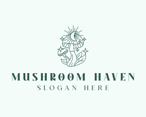 Holistic Mushroom Garden logo design