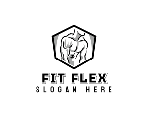 Strong Muscle Workout Coach logo design