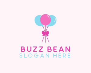 Party Ribbon Balloons logo design