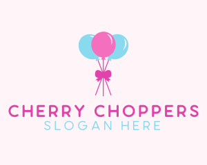 Party Ribbon Balloons logo design