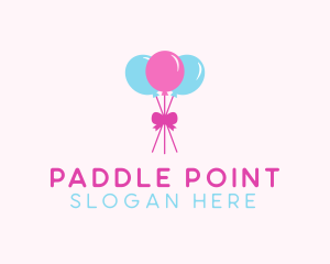 Party Ribbon Balloons logo design